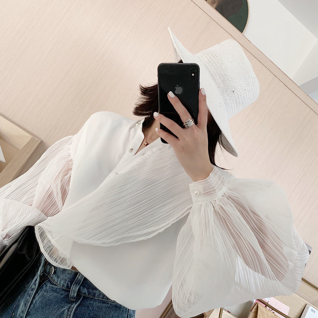 The Genevieve Pleated Blouse