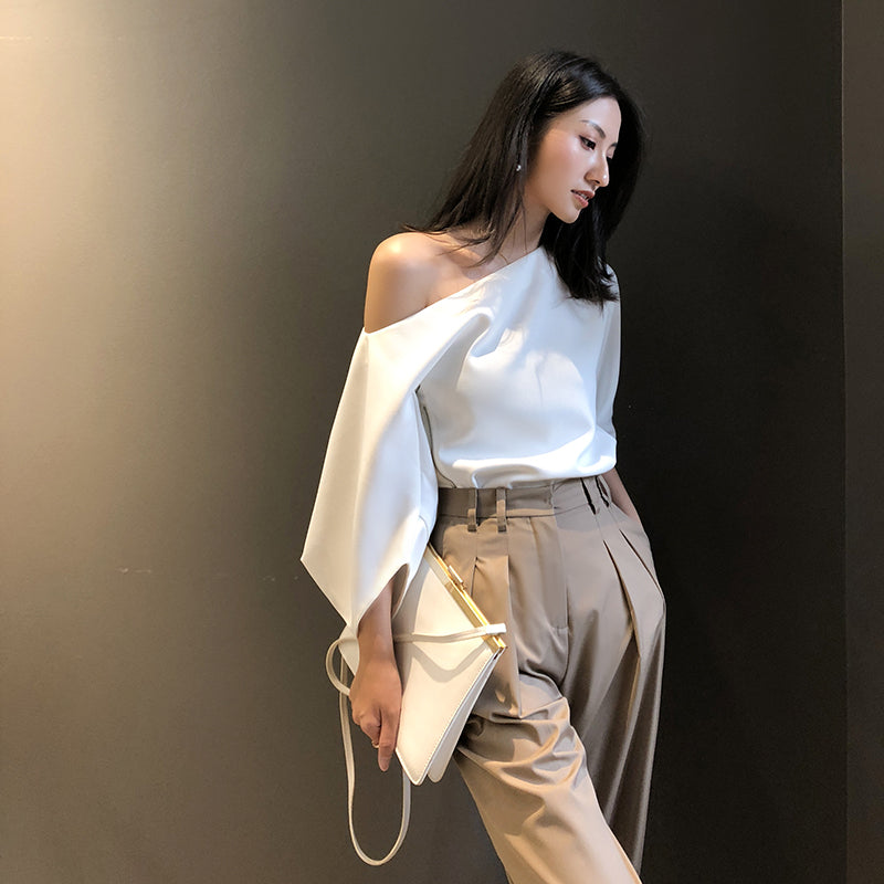 The Camille One-Shoulder Blouse