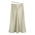 The Bianca Satin Midi Skirt