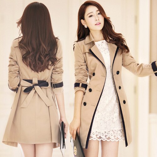 The Chelsea Contrast Trench Coat