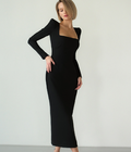 The Victoria Square Neck Dress
