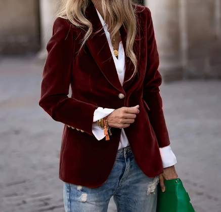The Velvet Luxe Blazer