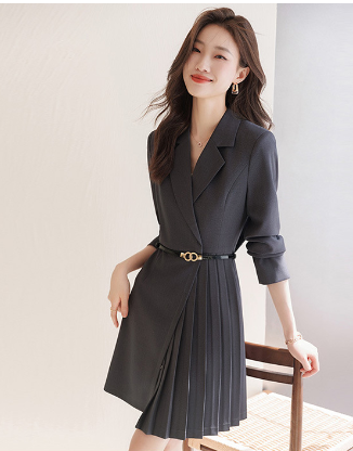 The Isabelle Belted Blazer Dress