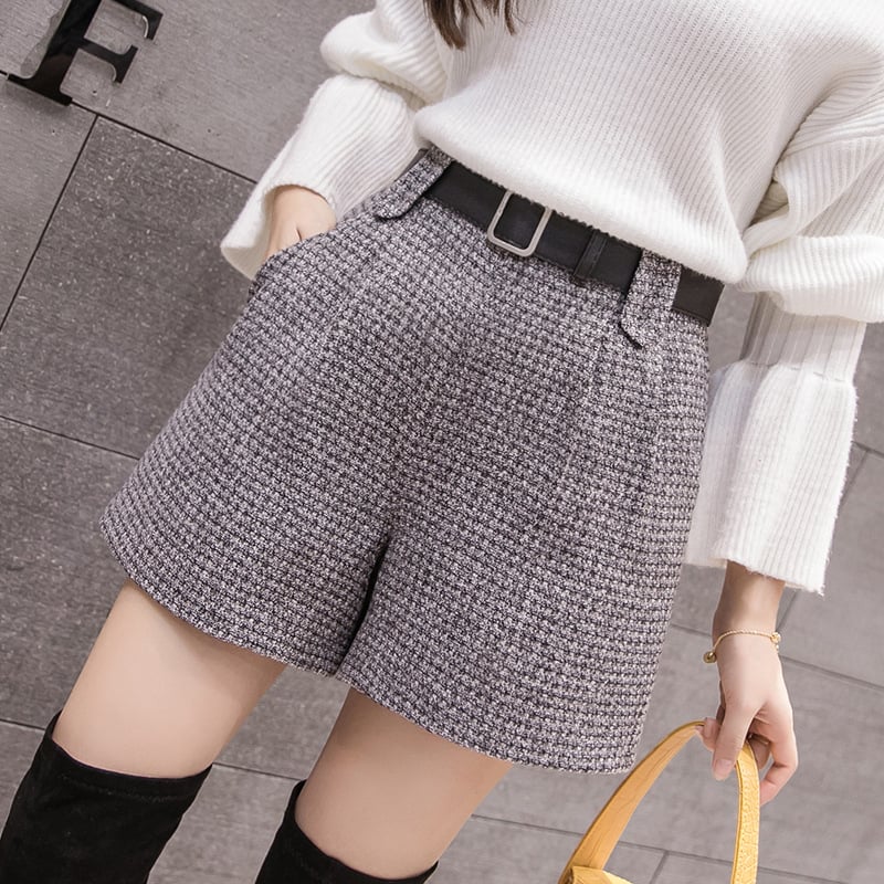 The Blair Plaid Tailored Shorts