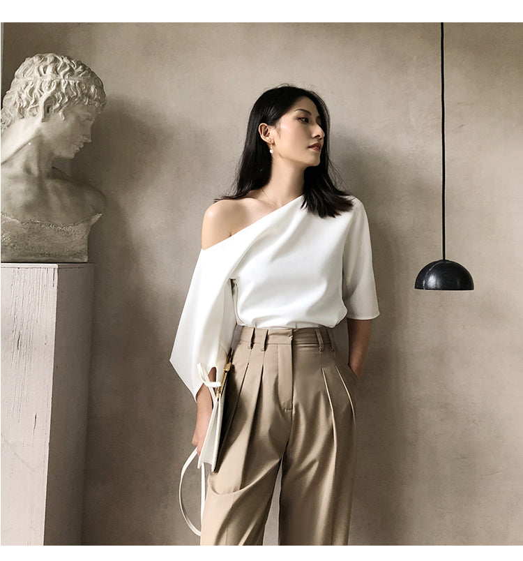 The Camille One-Shoulder Blouse