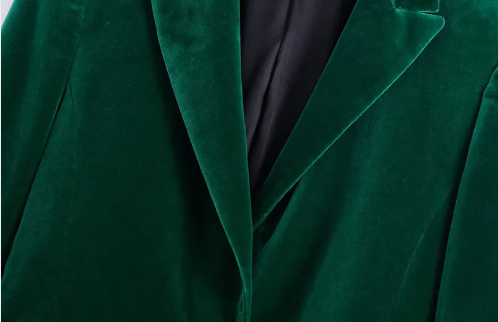 The Emerald Velvet Suit Set