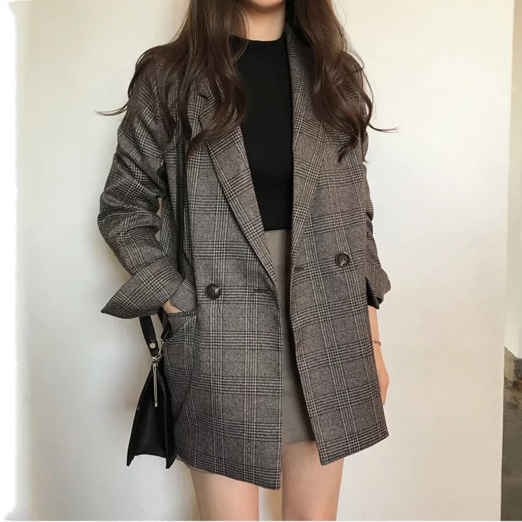 The Chelsea Plaid Blazer