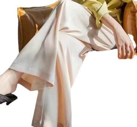The Isabella Satin Wide-Leg Trousers