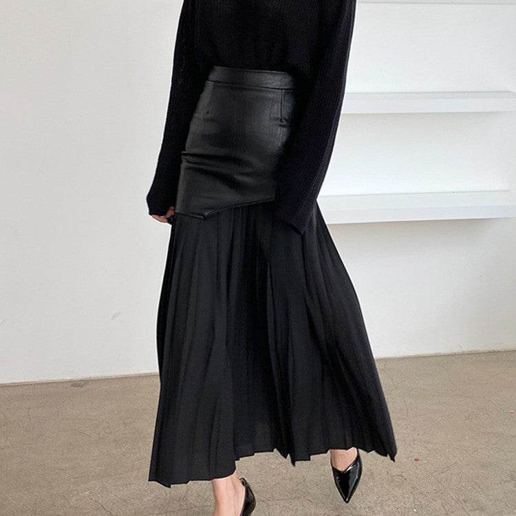 The Victoria Pleated Midi Skirt