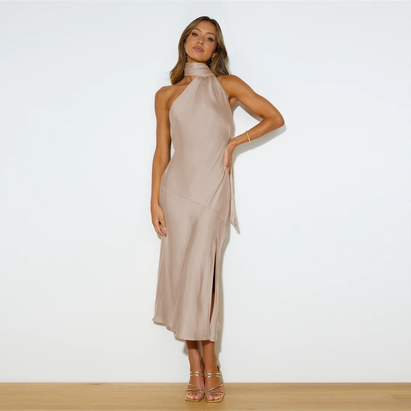 The Valencia Satin Dress